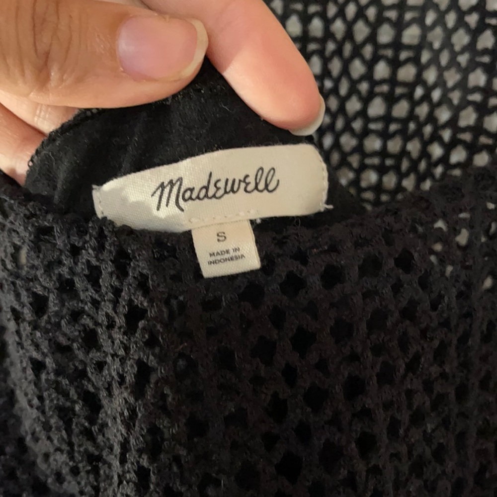 Madewell Mesh Cotton Bodysuit Size Small - Picture 5 of 5